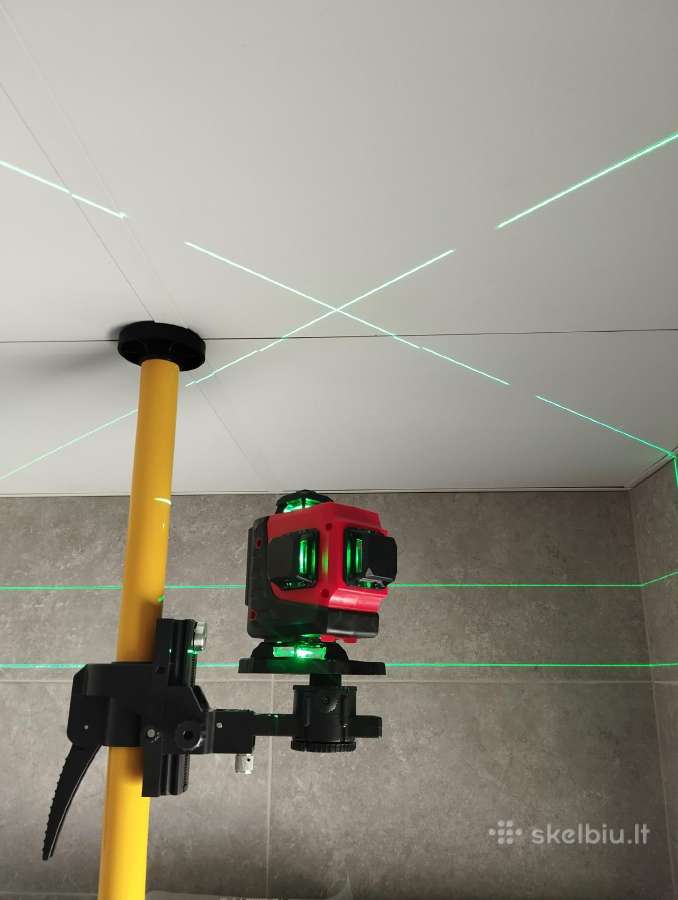 Lazerinis nivelyras 4d 16liniju žalias spindulys - nuotraukos Nr. 3