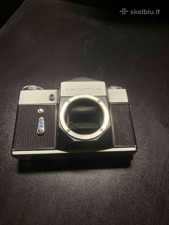 Fotoaparatas zenit b bei obijektyvai