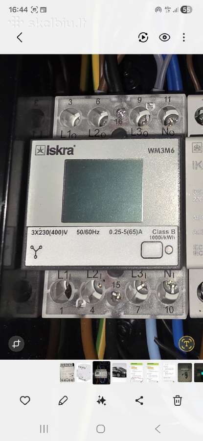 Energijos skaitiklis 4p 3f - nuotraukos Nr. 2