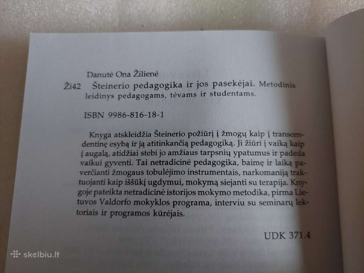 Šteinerio pedagogika ir jos pasekėjai - nuotraukos Nr. 5