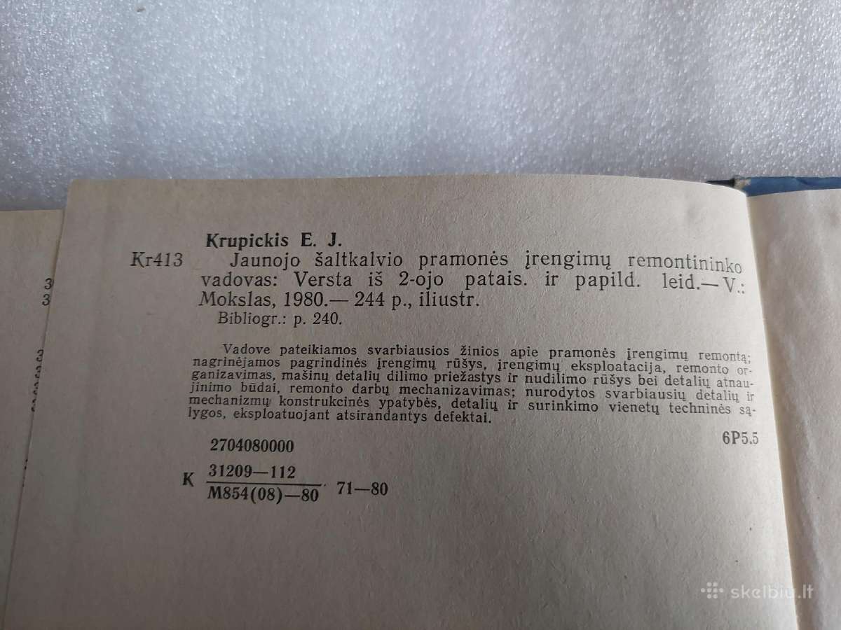 Jaunojo šaltkalvio pramonės įrengimų remontininko - nuotraukos Nr. 7