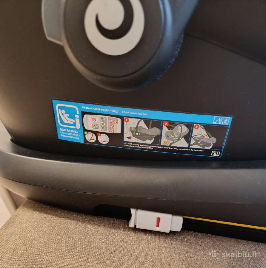 Autokėdutė Tutis Elo Lux i-size,isofix bazė,adapte - nuotraukos Nr. 5