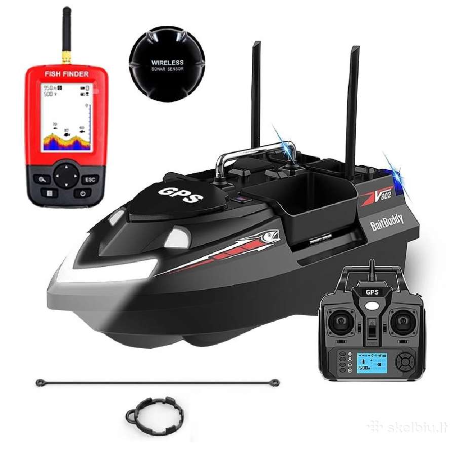 Jaukinimo laivelis Flytec V802pro GPS Sonar