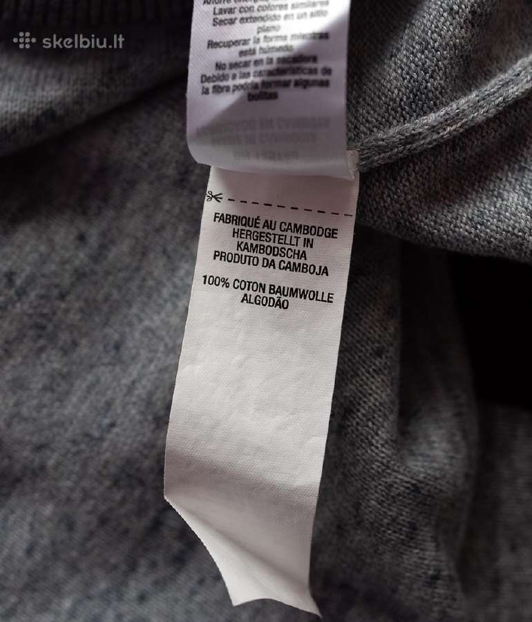 Topman Vyriškas klasikinis pilkas Megztinis - nuotraukos Nr. 7