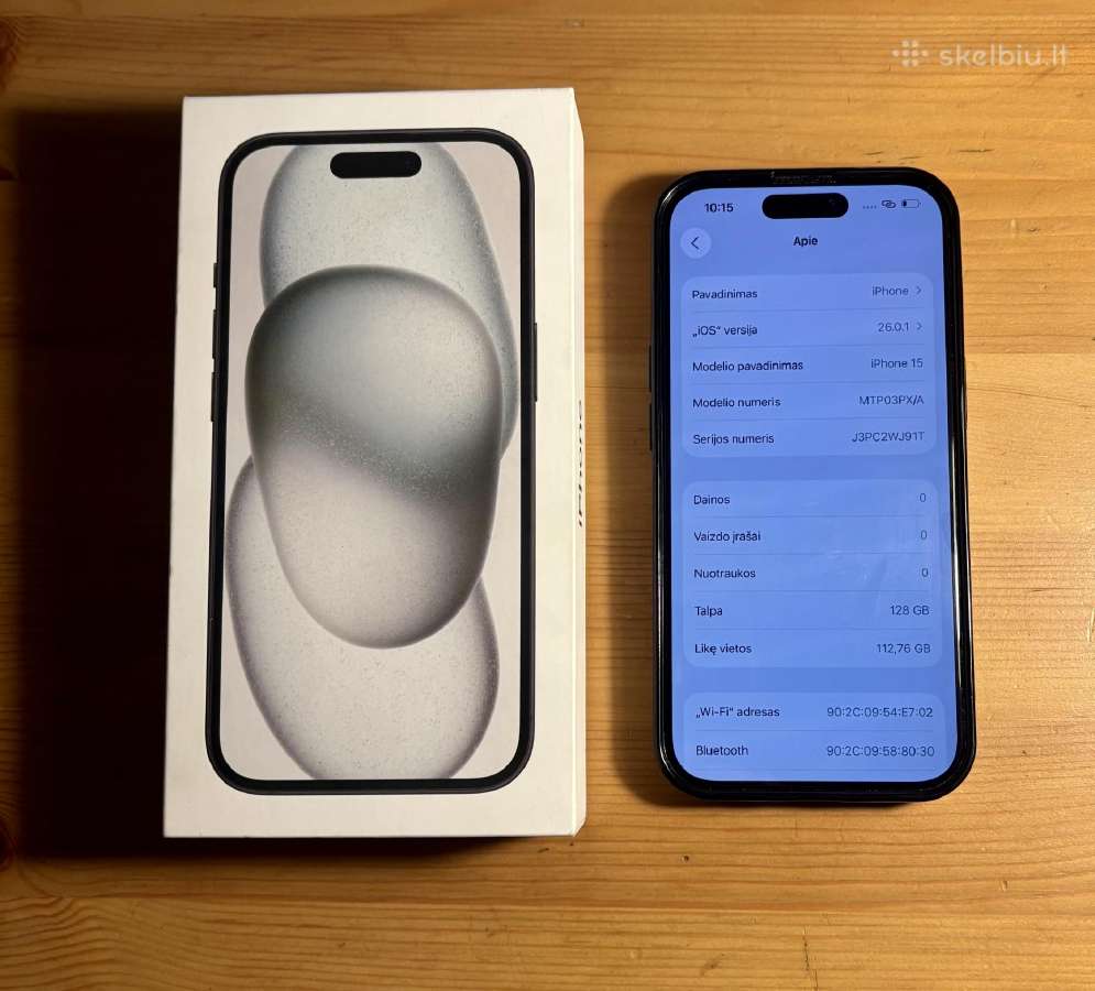 iPhone 15 - 128gb - nuotraukos Nr. 2