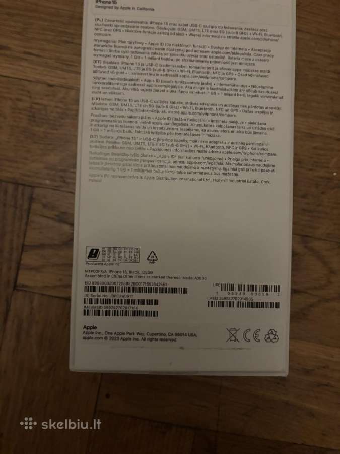 iPhone 15 - 128gb - nuotraukos Nr. 5