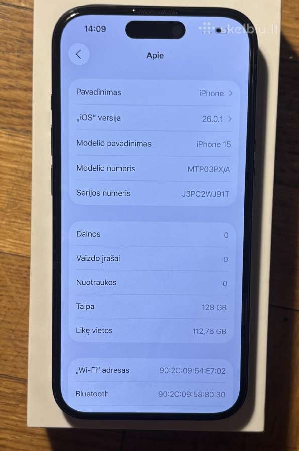 iPhone 15 - 128gb - nuotraukos Nr. 6