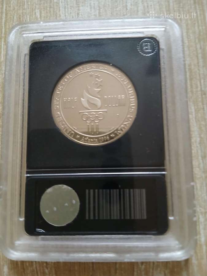 JAV 1996 Xxvi Olympiad- Swimming Half Dollar Proof - nuotraukos Nr. 2