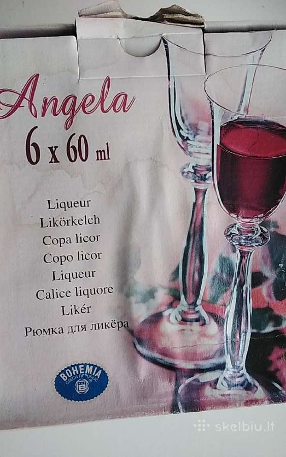 Taurės likeriui Angela 6vnt - nuotraukos Nr. 4