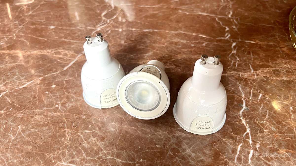 Philips Hue Gu10 lemputės (Zigbee)