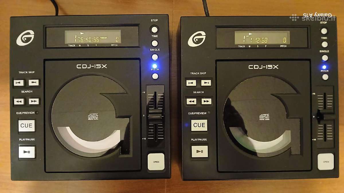 Veikiantys CD-CD-r grotuvai Gemini Cdj-15x
