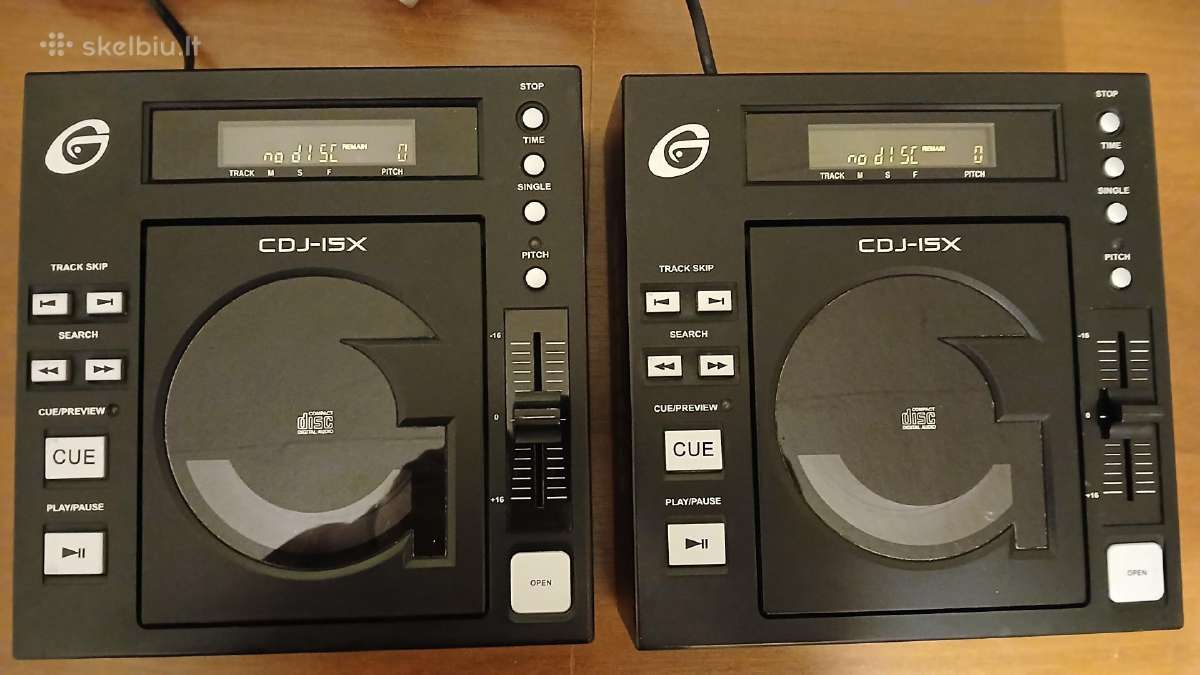 Veikiantys CD-CD-r grotuvai Gemini Cdj-15x - nuotraukos Nr. 2