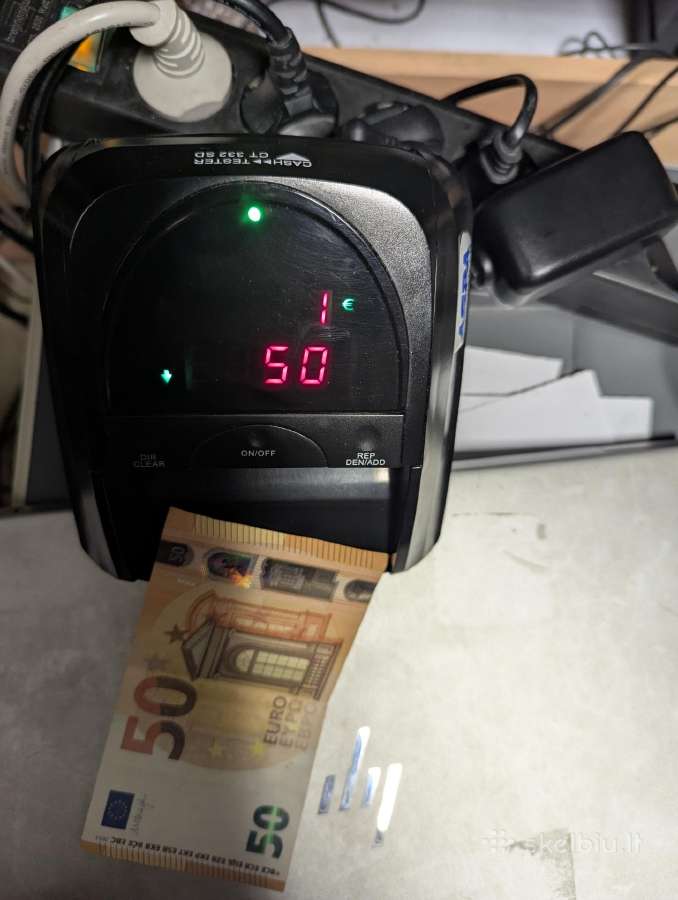 Eurų banknotų tikrintuvas - nuotraukos Nr. 3