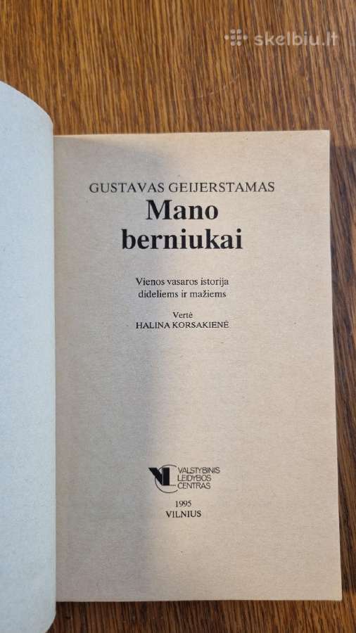 Knyga "Mano berniukai" - nuotraukos Nr. 6