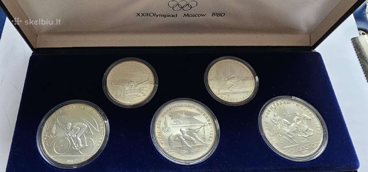 Maskvos olimpiada 4 oz sidabro