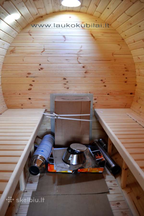 Apvali Lauko pirtis sauna - kubilas bačka 4,8m - nuotraukos Nr. 19