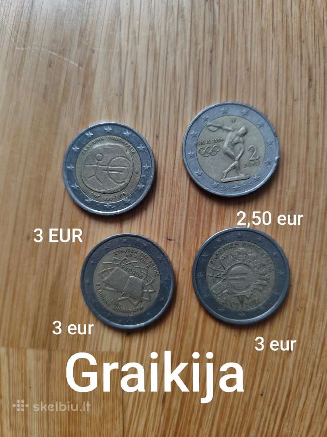 Progines 2 Euru Monetos Parduodu arba Mainai! - nuotraukos Nr. 11