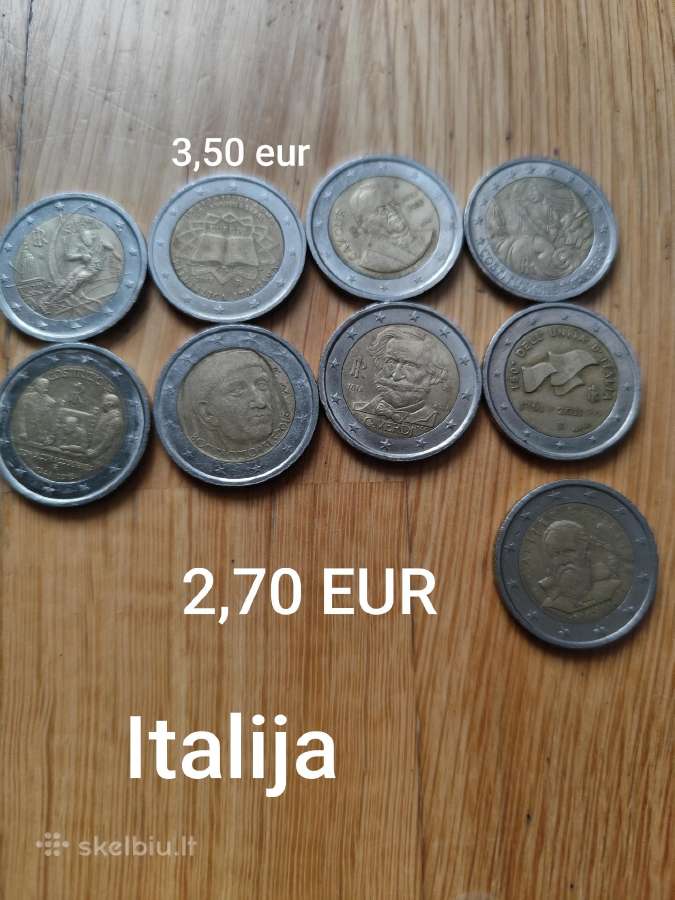 Progines 2 Euru Monetos Parduodu arba Mainai! - nuotraukos Nr. 12