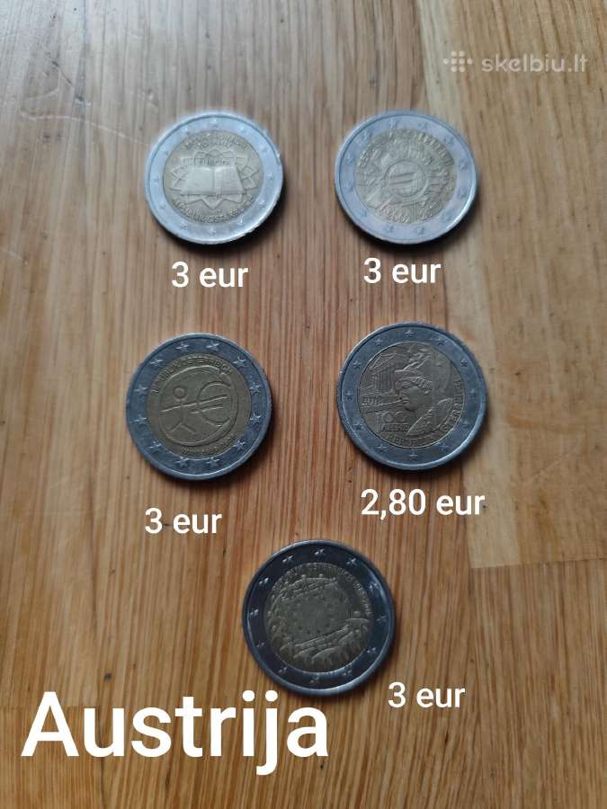 Progines 2 Euru Monetos Parduodu arba Mainai! - nuotraukos Nr. 15