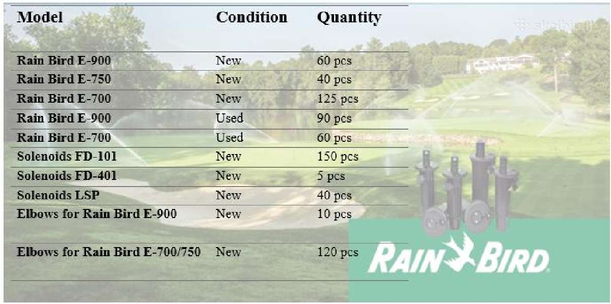 Rain Bird vejos purkštukai