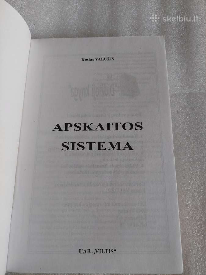 Apskaitos sistema - nuotraukos Nr. 2