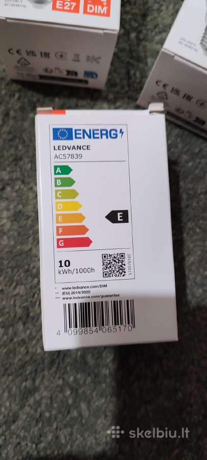 LED A60 E27 9,5w = 75w 1055lm 2700k Filament Cri97 - nuotraukos Nr. 5