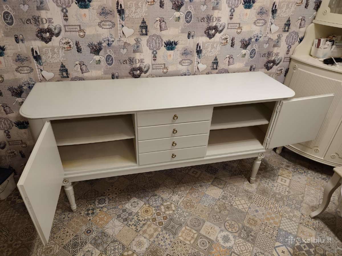 Elegantiška restauruota komoda - augusto stilius - nuotraukos Nr. 2