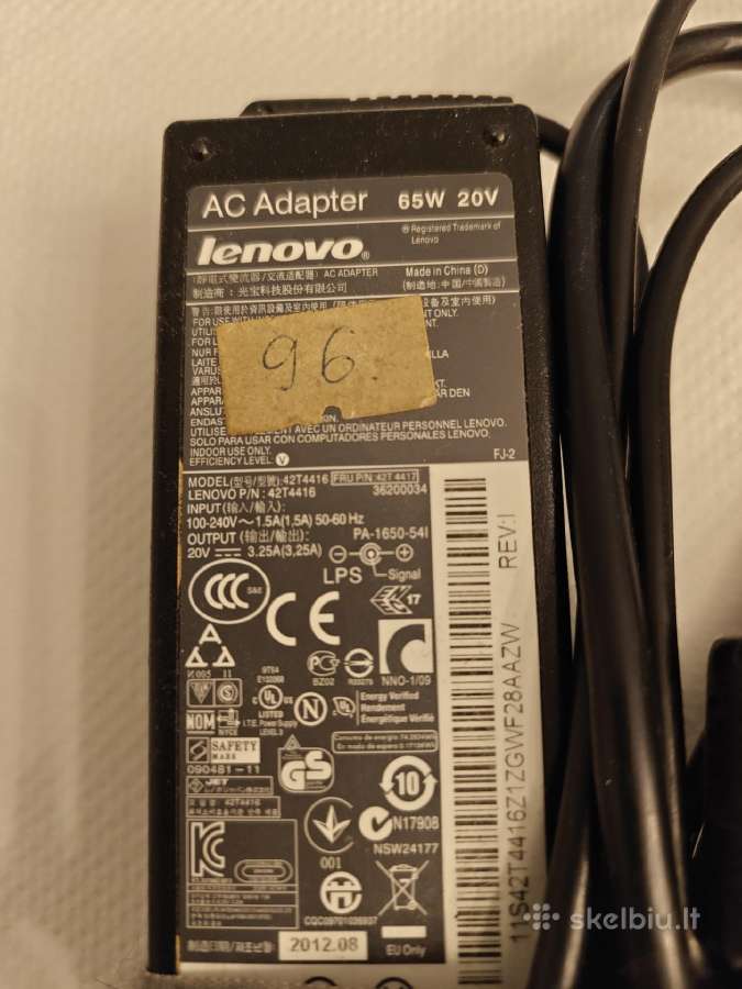 Lenovo kroviklis(65w, 20v)