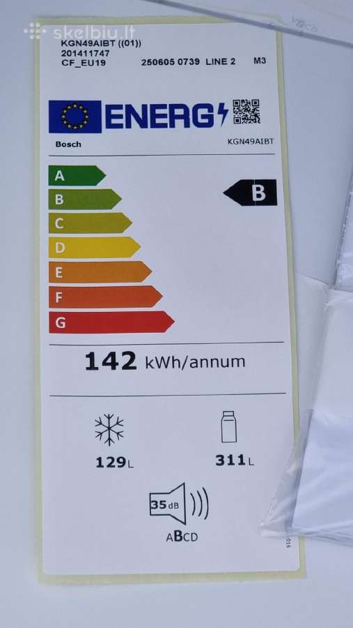 Nauji Bosch Kgn49aibt+ garantija - nuotraukos Nr. 26