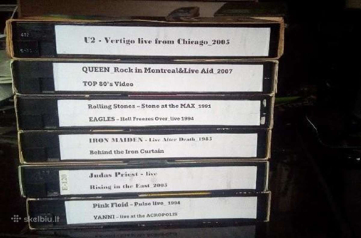 Video kasetės Vhs su muzika - nuotraukos Nr. 2