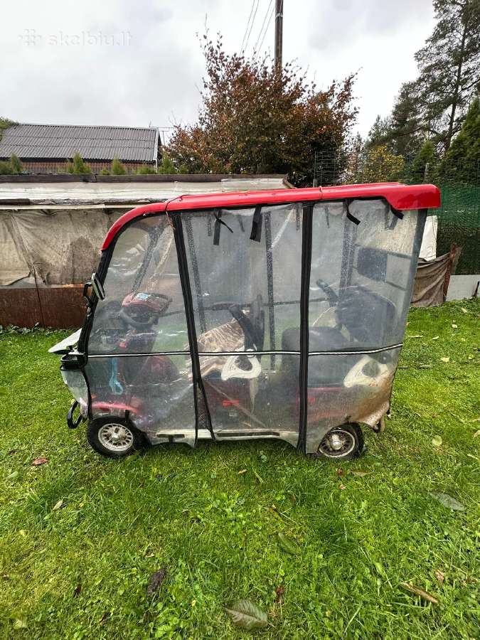Elektrinis Keturratis Motoroleris Su Stogu Ms1000w