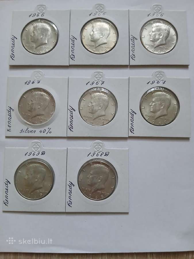 JAV Kennedy Silver Half Doleriai - nuotraukos Nr. 3