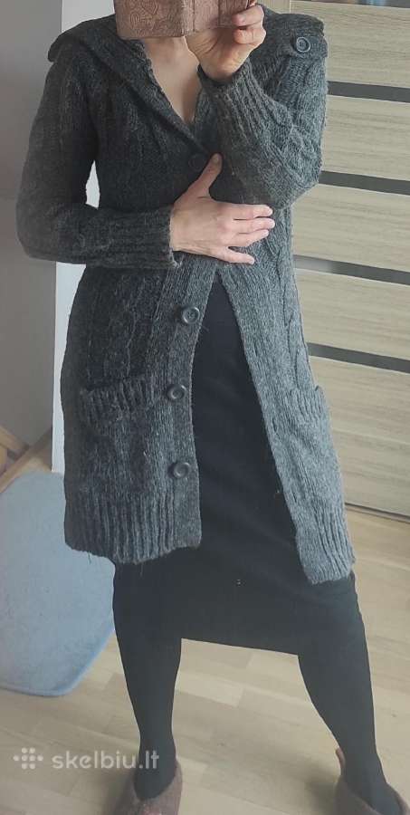 Ilgas šiltas megztinis