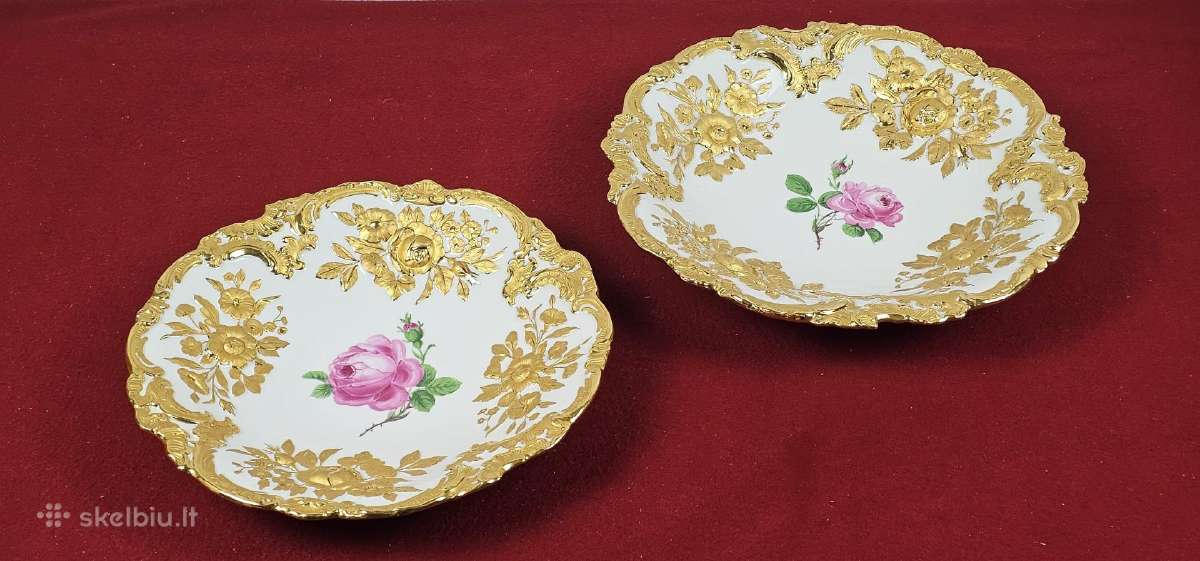 Meissen.antikvarinės lėkštės