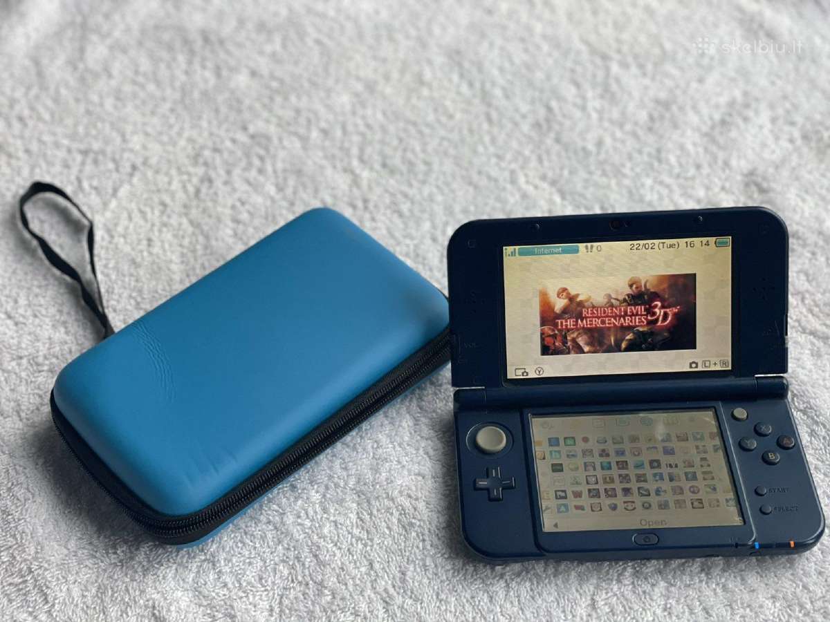 Nintendo 3ds XL 128gb su 150 žaidimų - nuotraukos Nr. 2