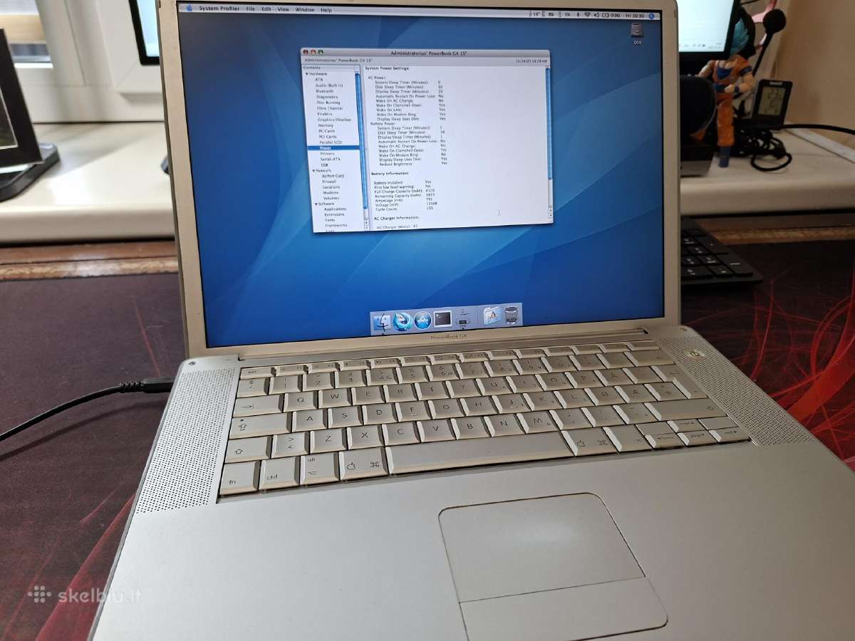 Apple Powerbook G4 1.67ghz A1138 dlsd - nuotraukos Nr. 2