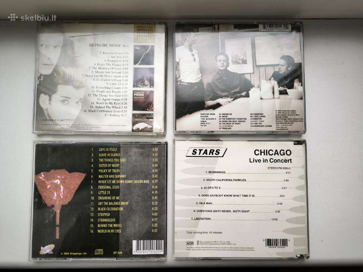 CD Depeche Mode, Chicago. Yra daugiau CD - nuotraukos Nr. 4