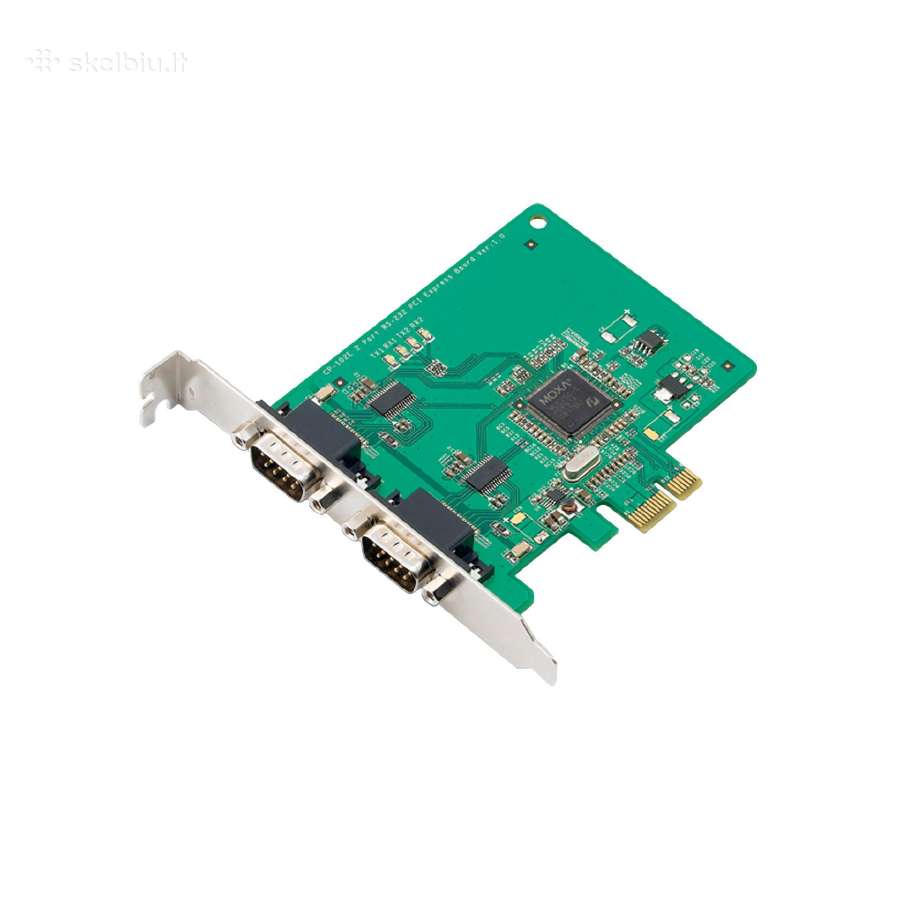 Pci-e 2-port RS-232 Adapteris