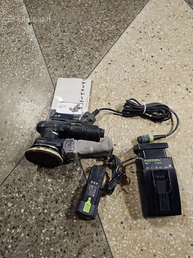 Festool Etsc 125 batareikinis ir su laidu
