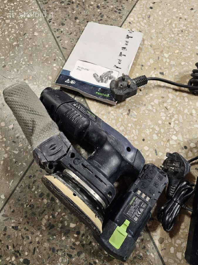 Festool Etsc 125 batareikinis ir su laidu - nuotraukos Nr. 5