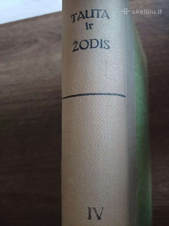 Parduodu knyga,tauta ir žodis,1926m - nuotraukos Nr. 7
