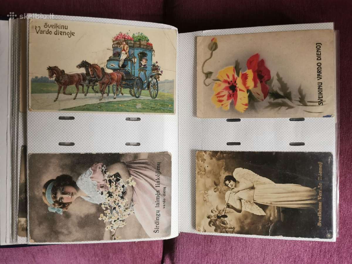 Tarpukario sveikinimų atvirukai - nuotraukos Nr. 7