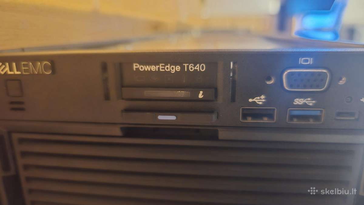 Dell Poweredge T640 2x Gold 6138 2x 20c 16x Sff - nuotraukos Nr. 19