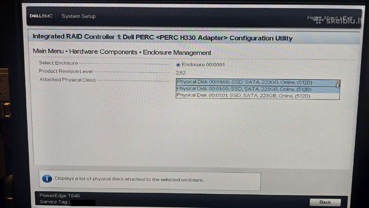 Dell Poweredge T640 2x Gold 6138 2x 20c 16x Sff - nuotraukos Nr. 36