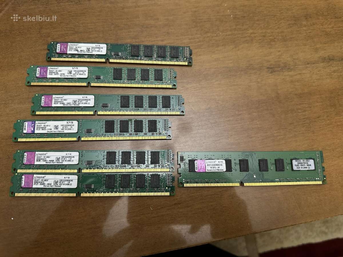 Ddr3 RAM 2gb-4gb - nuotraukos Nr. 3
