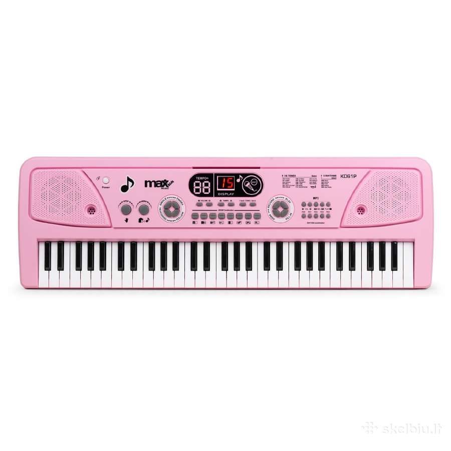 Max Kd61p rožinis sintezatorius su pakraunama b - nuotraukos Nr. 2
