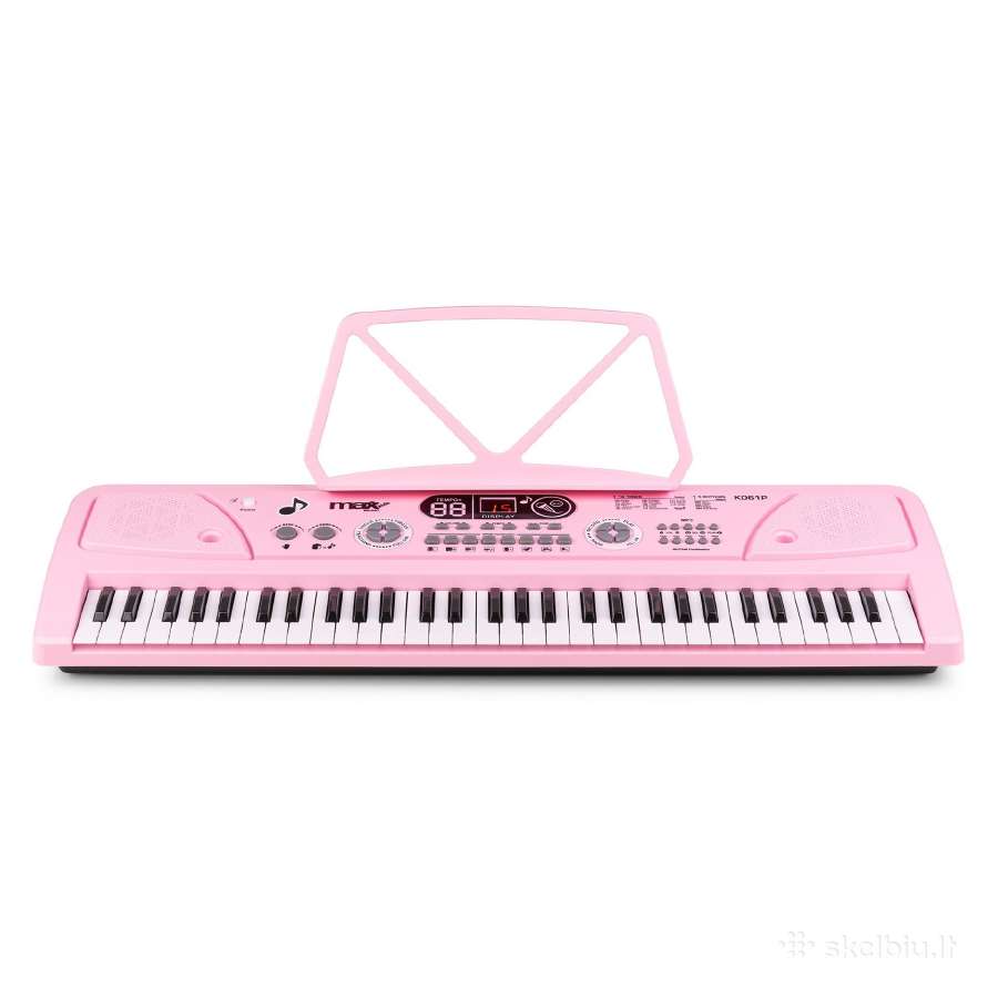 Max Kd61p rožinis sintezatorius su pakraunama b - nuotraukos Nr. 4