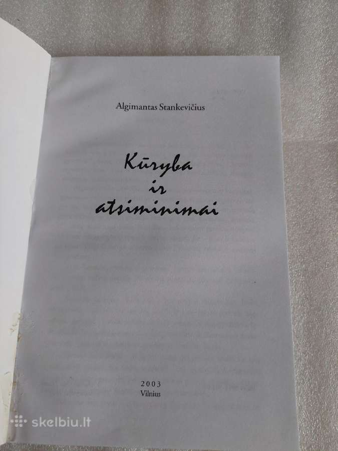 Kūryba ir atsiminimai - nuotraukos Nr. 2
