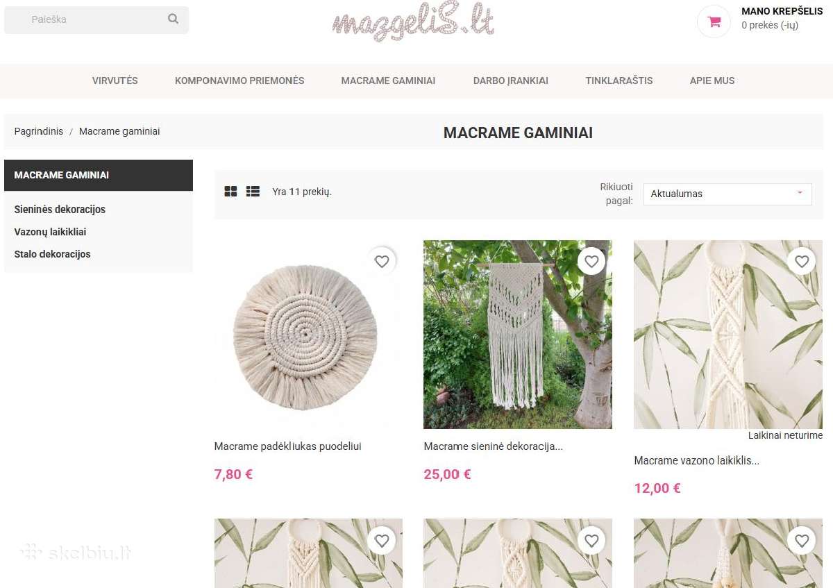 – 100 % macrame medvilnės siūlai - nuotraukos Nr. 5