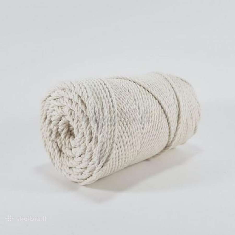 – 100 % macrame medvilnės siūlai - nuotraukos Nr. 7